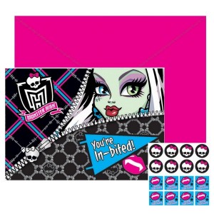 Geburtstag Einladungskarten Set Monster High