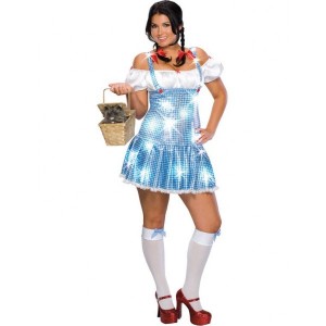 Sexy Dorothy Kostüm für Frau Zauberer OZ