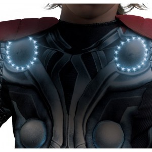 Thor 2 Kostüm für Kinder mit LED Beleuchtung