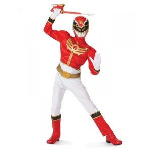 Rotes Power Ranger Megaforce Kostüm