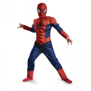 ultimate-spiderman-kostuem-beleuchtet-junge