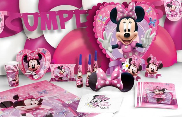 Disney 2x Küchenrolle Küchentücher Minnie Mouse Kindergeburtstag Mottoparty  